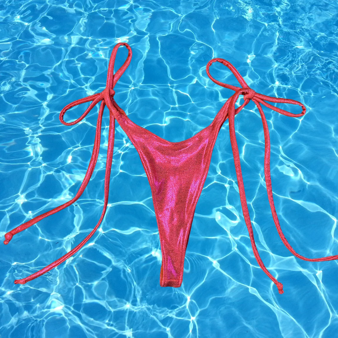 Luminous Tide V-Cut Thong