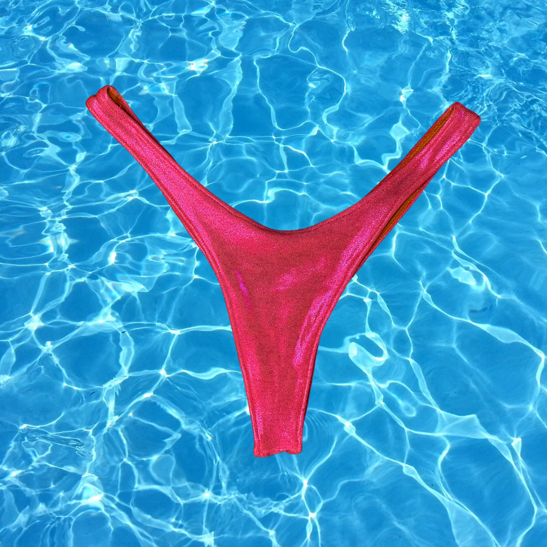 Luminous Tide High cut Thong