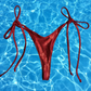 Luminous Tide V-Cut Thong