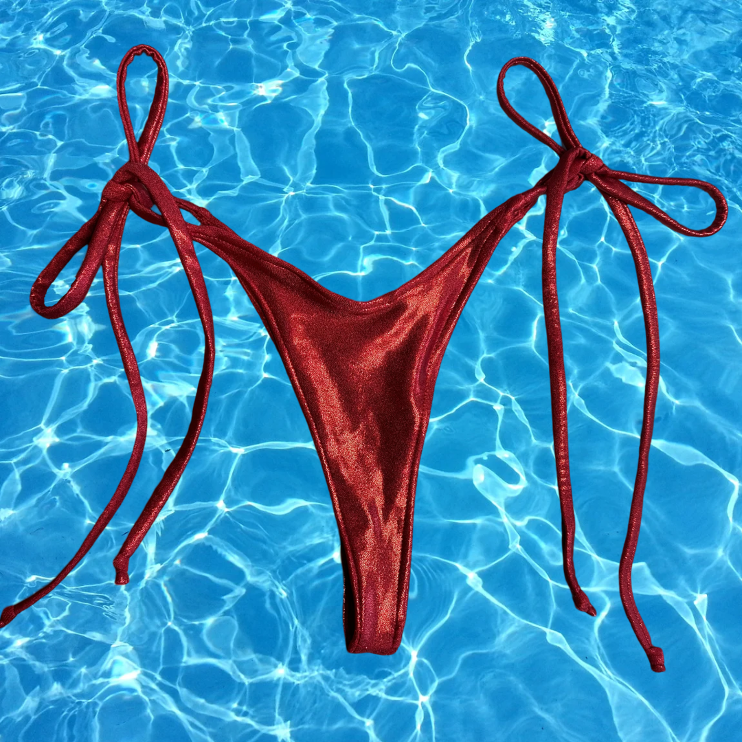 Luminous Tide V-Cut Thong