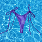 Luminous Tide V-Cut Thong