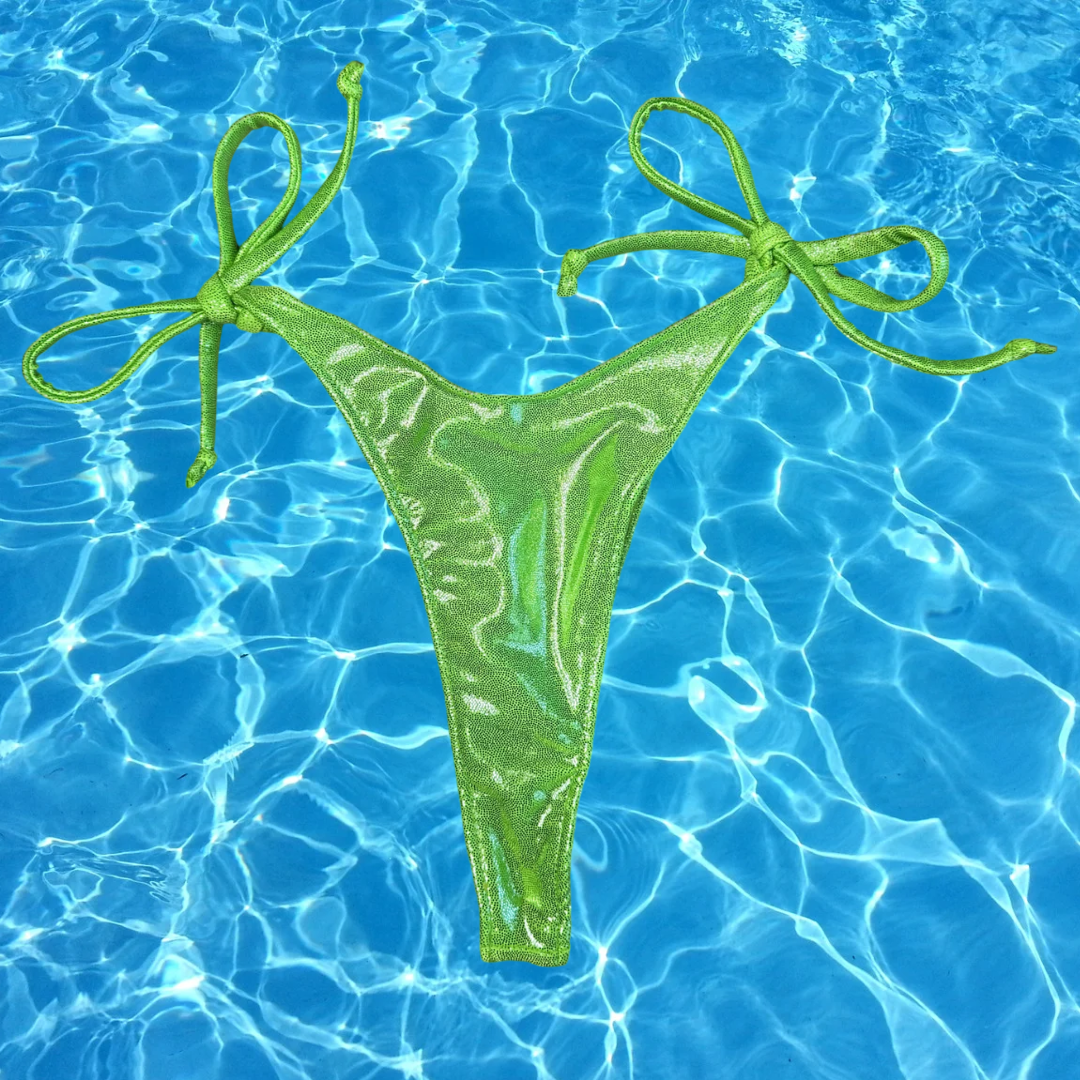 Luminous Tide V-Cut Thong