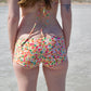Serenity Low-Rise Bikini Shorts - Printed