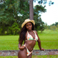 Makayla Halter Bikini Top - Printed