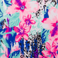 Emaleigh Tie-Front Tankini Top - Printed