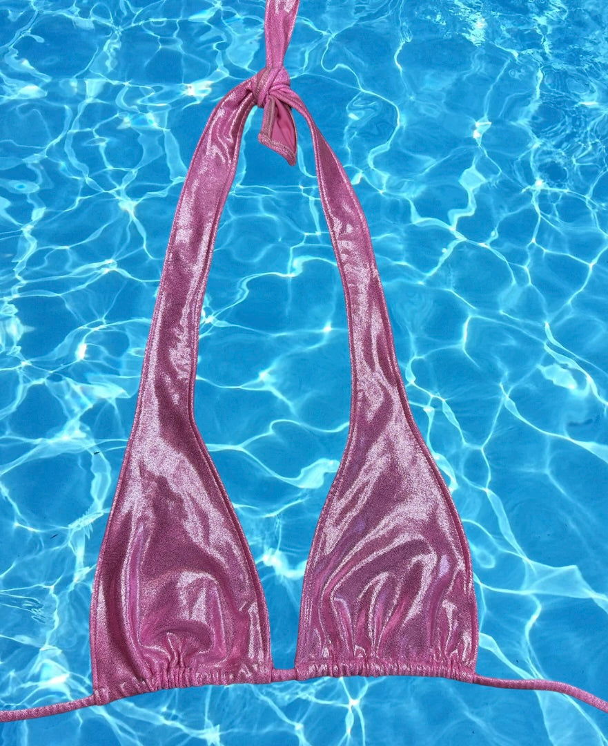 Luminous Tide Halter Top