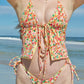 Emaleigh V-Cut Bikini Bottoms - Printed